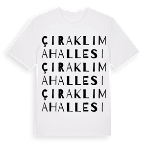 Çıraklı Mahallesi ordlek t-shirt – ekologisk bomull t-shirt från Pinshirt
