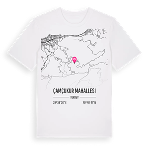 Çamçukur Mahallesi karta t-shirt – ekologisk bomull t-shirt från Pinshirt