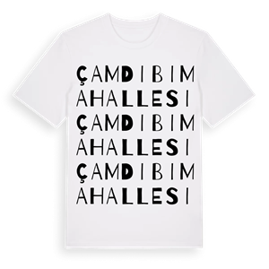 Çamdibi Mahallesi ordlek t-shirt – ekologisk bomull t-shirt från Pinshirt