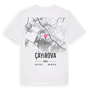 Çayırova karta t-shirt – ekologisk bomull t-shirt från Pinshirt