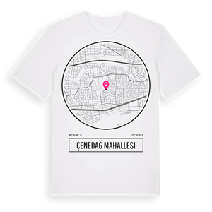 Çenedağ Mahallesi t-shirt – ekologisk bomull t-shirt från Pinshirt