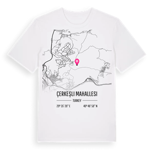 Çerkeşli Mahallesi karta t-shirt – ekologisk bomull t-shirt från Pinshirt
