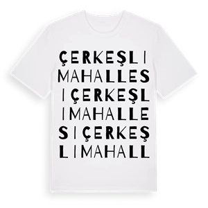 Çerkeşli Mahallesi ordlek t-shirt – ekologisk bomull t-shirt från Pinshirt
