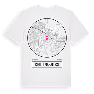 Çiftlik Mahallesi t-shirt – ekologisk bomull t-shirt från Pinshirt