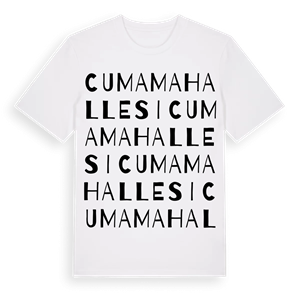 Cuma Mahallesi ordlek t-shirt – ekologisk bomull t-shirt från Pinshirt