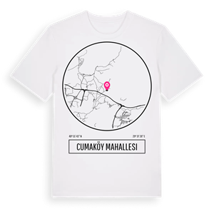 Cumaköy Mahallesi t-shirt – ekologisk bomull t-shirt från Pinshirt