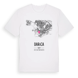 Darıca karta t-shirt – ekologisk bomull t-shirt från Pinshirt
