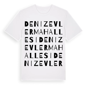 Deniz Evler Mahallesi ordlek t-shirt – ekologisk bomull t-shirt från Pinshirt