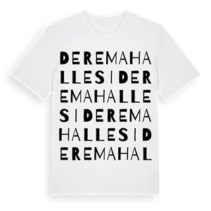 Dere Mahallesi ordlek t-shirt – ekologisk bomull t-shirt från Pinshirt