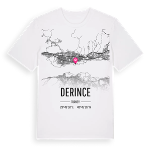 Derince karta t-shirt – ekologisk bomull t-shirt från Pinshirt