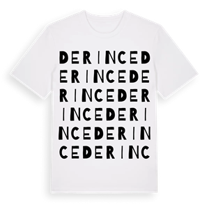 Derince ordlek t-shirt – ekologisk bomull t-shirt från Pinshirt