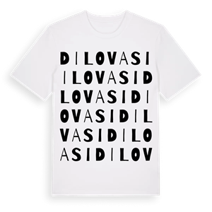 Dilovası ordlek t-shirt – ekologisk bomull t-shirt från Pinshirt