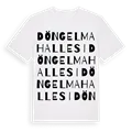 Döngel Mahallesi ordlek t-shirt
