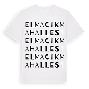 Elmacık Mahallesi ordlek t-shirt – ekologisk bomull t-shirt från Pinshirt