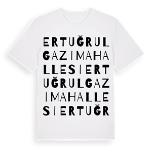 Ertuğrul Gazi Mahallesi ordlek t-shirt – ekologisk bomull t-shirt från Pinshirt