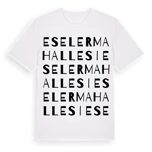 Eseler Mahallesi ordlek t-shirt – ekologisk bomull t-shirt från Pinshirt