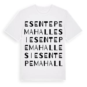 Esentepe Mahallesi ordlek t-shirt – ekologisk bomull t-shirt från Pinshirt