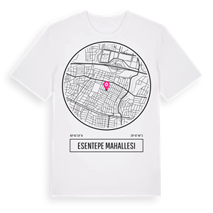 Esentepe Mahallesi t-shirt – ekologisk bomull t-shirt från Pinshirt