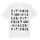 Fatih Sultan Mahallesi ordlek t-shirt