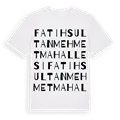 Fatih Sultan Mehmet Mahallesi ordlek t-shirt