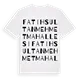Fatih Sultan Mehmet Mahallesi ordlek t-shirt