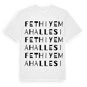 Fethiye Mahallesi ordlek t-shirt – ekologisk bomull t-shirt från Pinshirt
