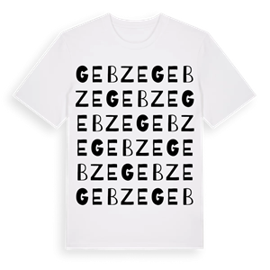 Gebze ordlek t-shirt – ekologisk bomull t-shirt från Pinshirt