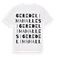 Geredeli Mahallesi ordlek t-shirt