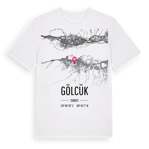 Gölcük karta t-shirt – ekologisk bomull t-shirt från Pinshirt