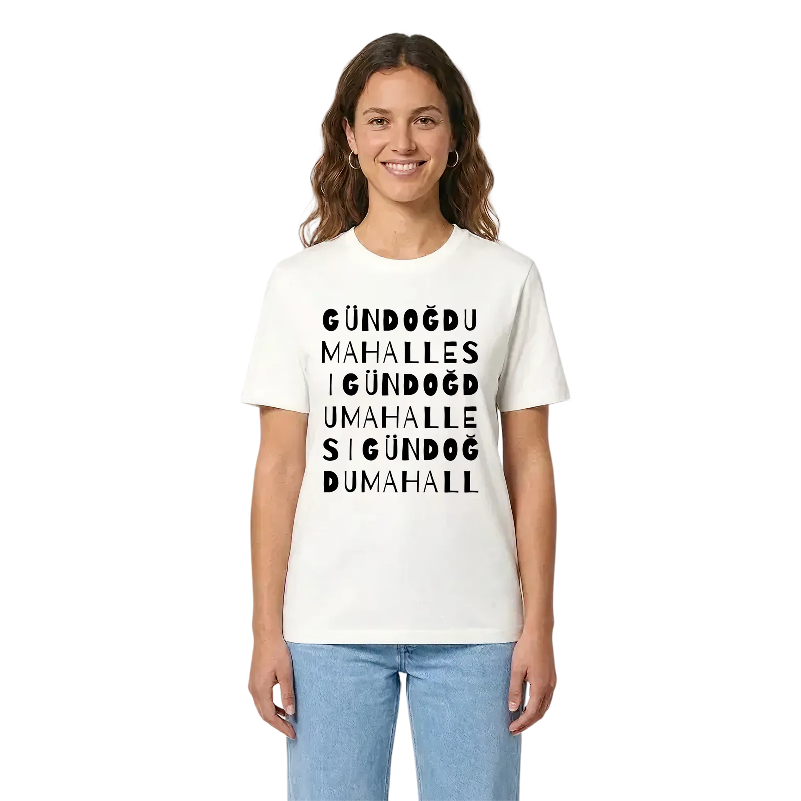 Gündoğdu Mahallesi ordlek t-shirt – White, i miljö