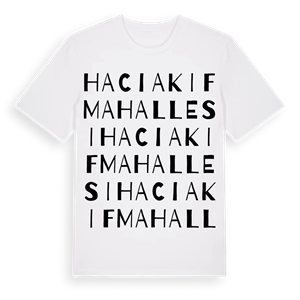 Hacı Akif Mahallesi ordlek t-shirt – ekologisk bomull t-shirt från Pinshirt