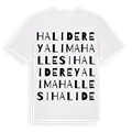 Halıdere Yalı Mahallesi ordlek t-shirt