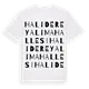 Halıdere Yalı Mahallesi ordlek t-shirt
