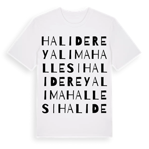 Halıdere Yalı Mahallesi ordlek t-shirt – ekologisk bomull t-shirt från Pinshirt