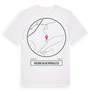 Hasancıklar Mahallesi t-shirt – ekologisk bomull t-shirt från Pinshirt