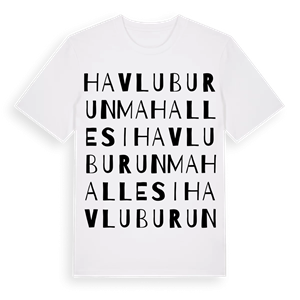 Havluburun Mahallesi ordlek t-shirt – ekologisk bomull t-shirt från Pinshirt