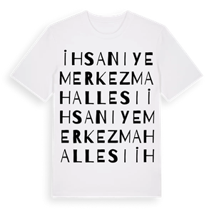 İhsaniye Merkez Mahallesi ordlek t-shirt – ekologisk bomull t-shirt från Pinshirt