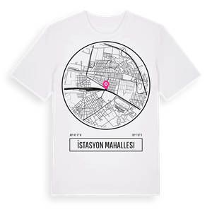 İstasyon Mahallesi t-shirt – ekologisk bomull t-shirt från Pinshirt