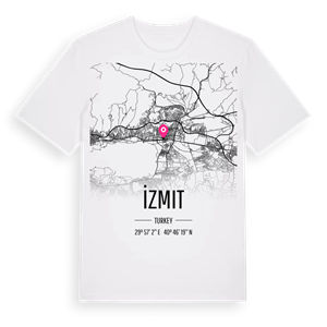 İzmit karta t-shirt – ekologisk bomull t-shirt från Pinshirt