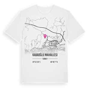 Kabaoğlu Mahallesi karta t-shirt – ekologisk bomull t-shirt från Pinshirt