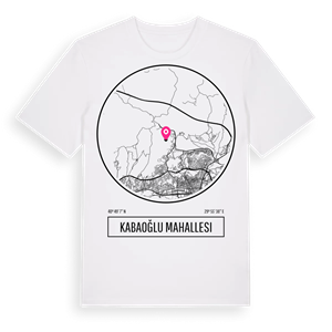 Kabaoğlu Mahallesi t-shirt – ekologisk bomull t-shirt från Pinshirt