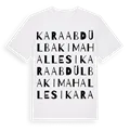 Karaabdülbaki Mahallesi ordlek t-shirt