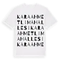 Karaahmetli Mahallesi ordlek t-shirt