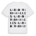 Karadivan Mahallesi ordlek t-shirt