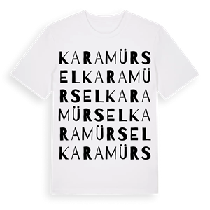 Karamürsel ordlek t-shirt – ekologisk bomull t-shirt från Pinshirt