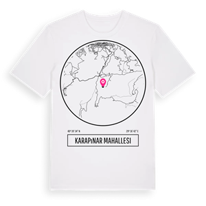 Karapınar Mahallesi t-shirt – ekologisk bomull t-shirt från Pinshirt