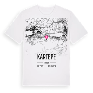 Kartepe karta t-shirt – ekologisk bomull t-shirt från Pinshirt