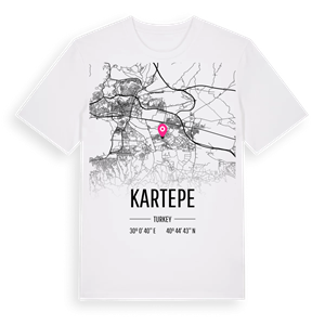 Kartepe karta t-shirt – ekologisk bomull t-shirt från Pinshirt