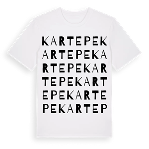 Kartepe ordlek t-shirt – ekologisk bomull t-shirt från Pinshirt