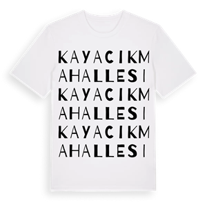 Kayacık Mahallesi ordlek t-shirt – ekologisk bomull t-shirt från Pinshirt